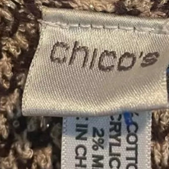 CHICO'S BLOCK LEOPARD 🐆 PRINT PONCHO ONE SIZE - Picture 11 of 14